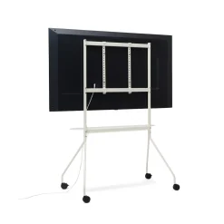 Pedestal Moon Pro TV Stander Pearl