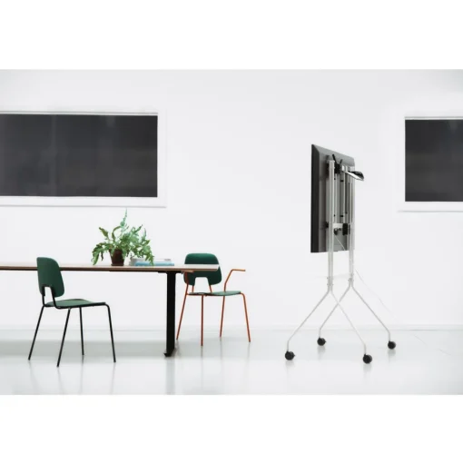Pedestal Moon Pro TV Stander Pearl