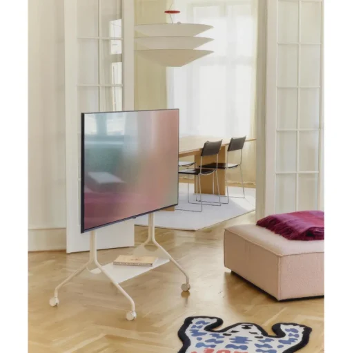 Pedestal Moon Rollin' Tall TV-Stander Ultra Marine