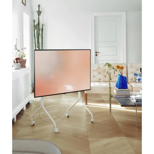 Pedestal Moon Rollin' TV Stander Pearl