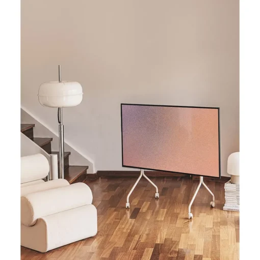 Pedestal Moon Rollin' TV Stander Pearl