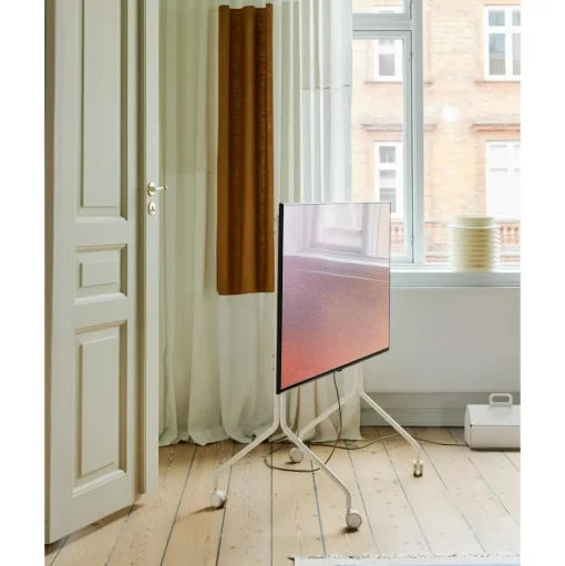 Pedestal Moon Rollin' TV Stander Pearl