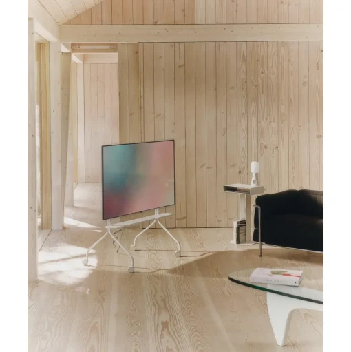 Pedestal Moon Rollin' TV Stander Pearl