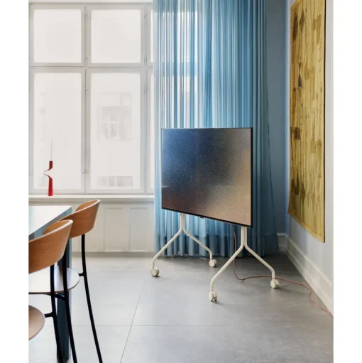 Pedestal Moon Rollin' TV Stander Pearl