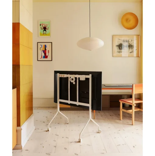 Pedestal Moon Rollin' TV Stander Pearl