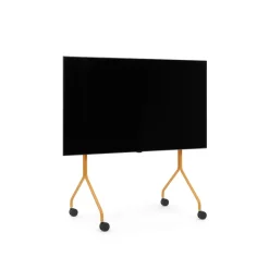 Pedestal Moon Rollin' TV Stander Apricot