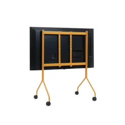 Pedestal Moon Rollin' TV Stander Apricot