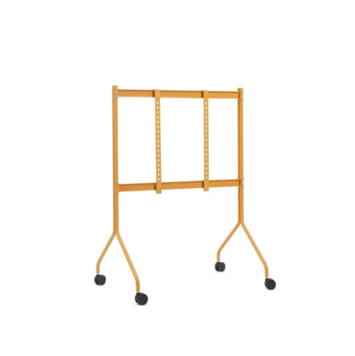 Pedestal Moon Rollin' TV Stander Apricot
