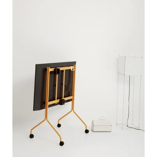 Pedestal Moon Rollin' TV Stander Apricot