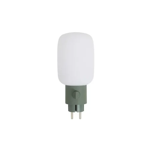 Pedestal Plug-In Lampe Skárm Mossy Green