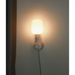 Pedestal Plug-In Lampe Skárm Mossy Green