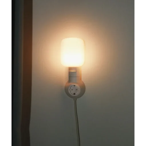 Pedestal Plug-In Lampe Skárm Mossy Green