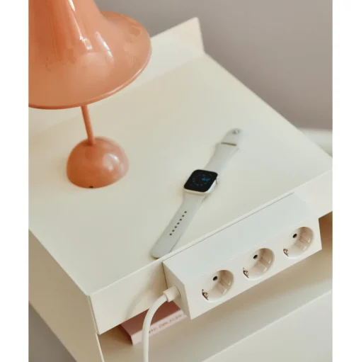 Pedestal Power Bar Stikdåse 500 cm Pearl