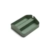 Pedestal Power Tray Double Mossy Green
