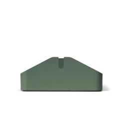 Pedestal Power Tray Double Mossy Green