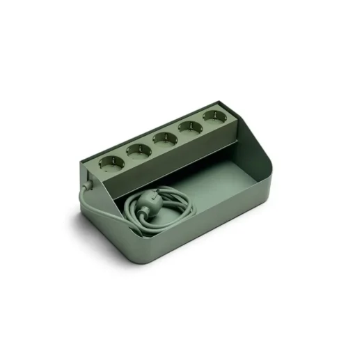Pedestal Power Tray Opbevaringsboks Mossy Green
