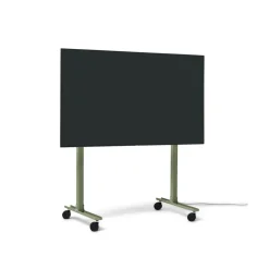 Pedestal Straight Rollin' TV Stander Mossy Green