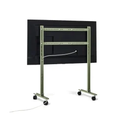 Pedestal Straight Rollin' TV Stander Mossy Green