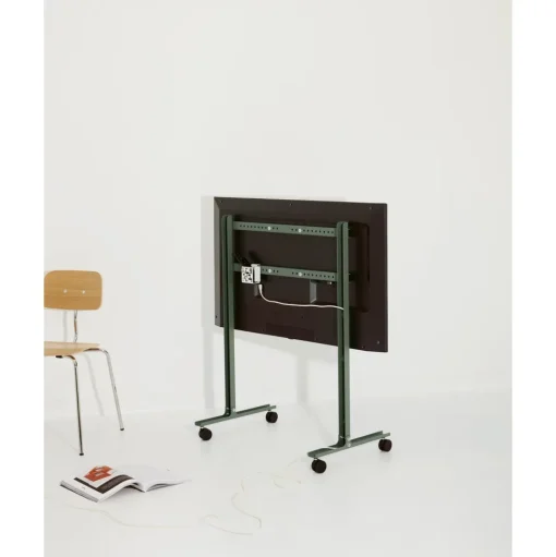 Pedestal Straight Rollin' TV Stander Mossy Green