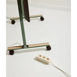 Pedestal Straight Rollin' TV Stander Mossy Green