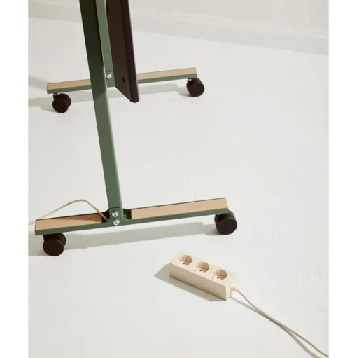 Pedestal Straight Rollin' TV Stander Mossy Green