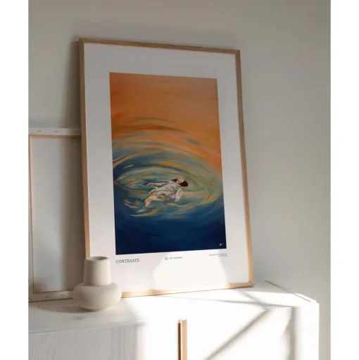 Peléton Contrasts 50x70 Plakat