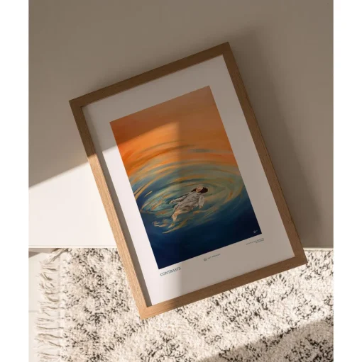 Peléton Contrasts 50x70 Plakat