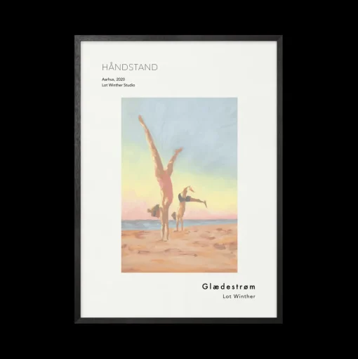 Peléton Håndstand 50x70 Plakat