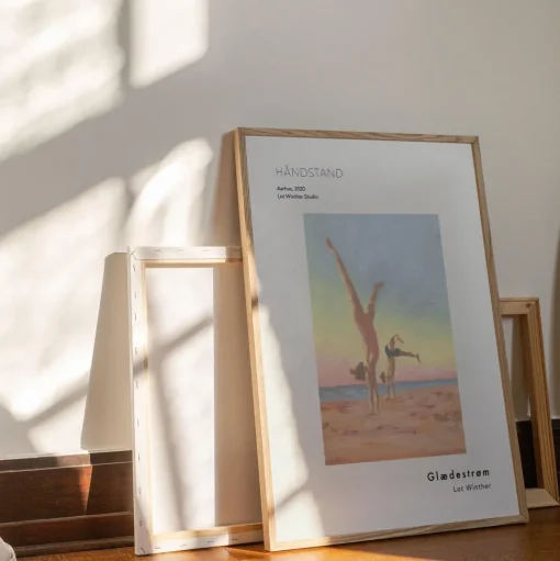 Peléton Håndstand 50x70 Plakat