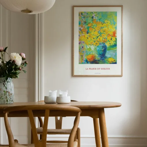 Peléton La France Dit Bonjour 70x100 Plakat