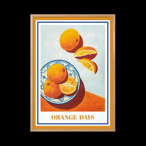 Peléton Orange Days 70x100 Plakat