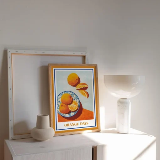 Peléton Orange Days 70x100 Plakat