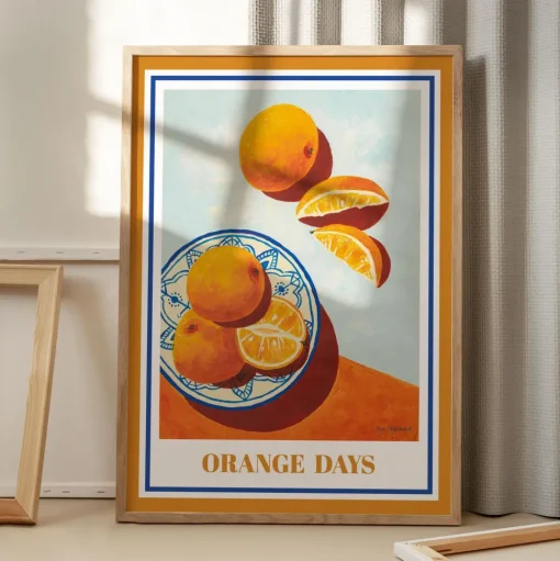 Peléton Orange Days 70x100 Plakat