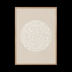 Peléton Papercut 05 Beige 50x70 Plakat
