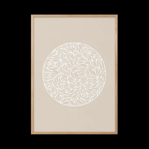 Peléton Papercut 05 Beige 50x70 Plakat