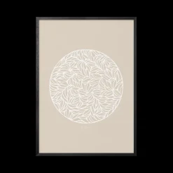 Peléton Papercut 05 Beige 50x70 Plakat