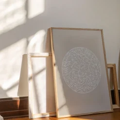 Peléton Papercut 05 Beige 50x70 Plakat