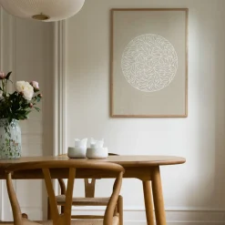 Peléton Papercut 05 Beige 50x70 Plakat