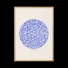 Peléton Papercut 05 Blue 50x70 Plakat