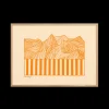 Peléton Papercut 04 Orange 70x100 Plakat
