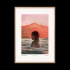 Peléton Pink Waves 50x70 Plakat