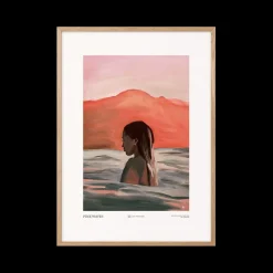 Peléton Pink Waves 50x70 Plakat