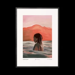 Peléton Pink Waves 50x70 Plakat