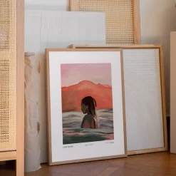 Peléton Pink Waves 50x70 Plakat