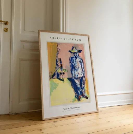 Peléton Pjerrot og Colombine 70x100 Plakat