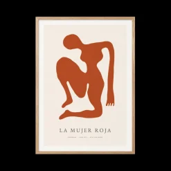 Peléton Red Woman 50x70 Plakat