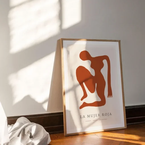 Peléton Red Woman 50x70 Plakat