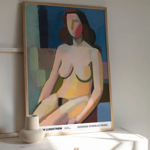 Peléton Siddende Kvindelig Model, 1942 70x100 Plakat