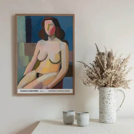 Peléton Siddende Kvindelig Model, 1942 70x100 Plakat