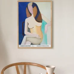 Peléton Siddende Kvindelig Model, 1952 70x100 Plakat